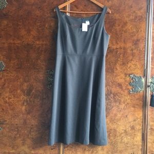 JCrew size 12 espresso brown wool sheath dress